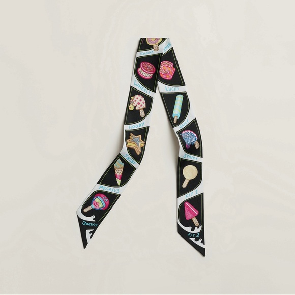 Hermes Accessories - HERMES Funny Ice Cream Twilly